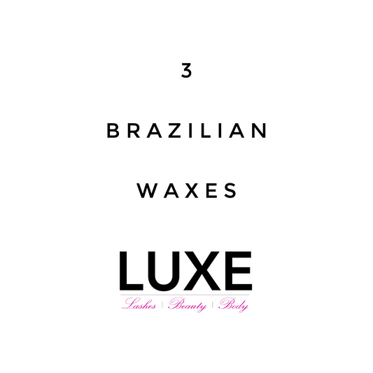 3 Full Women's Brazilian Waxes
